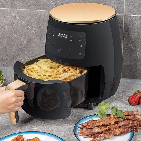 Heteluchtfriteuse - Airfryer - 4.5L- 1400W - Intelligente De, Corvance B.V., Verzenden, Nieuw, Corvancebol@gmail.com