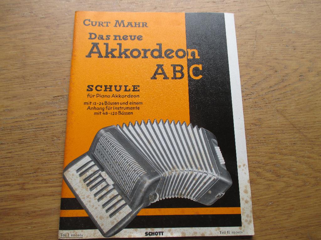 CURT MAHR - DAS NEUE AKKORDEON ABC SCHULE -ACCORDEON SCHOOL, Ophalen of Verzenden, Zo goed als nieuw, Artiest of Componist, Populair