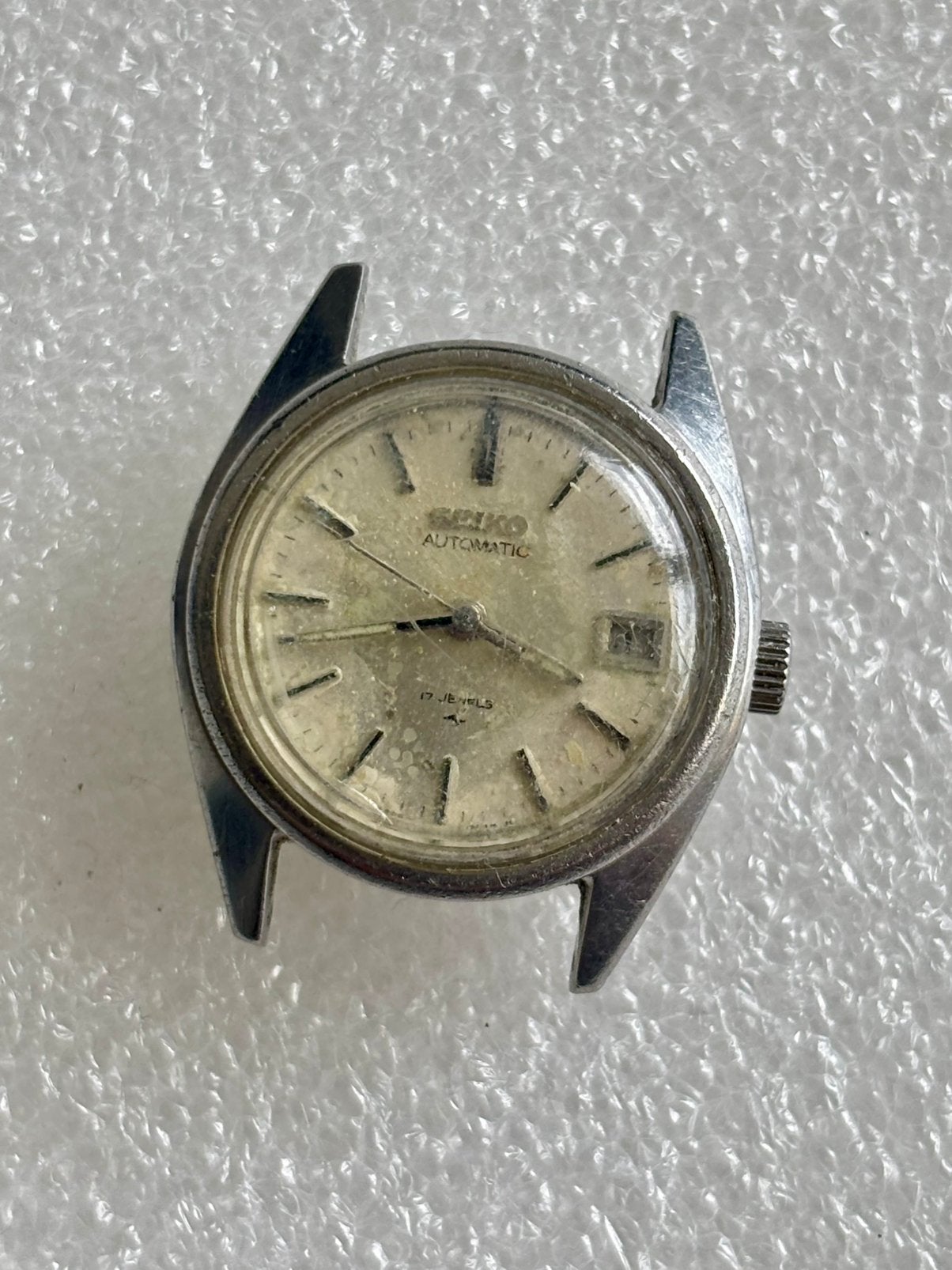 Seiko uurwerk vintage horloge Automatisch uurwerk, Ophalen of Verzenden, Staal, Seiko, 1960 of later