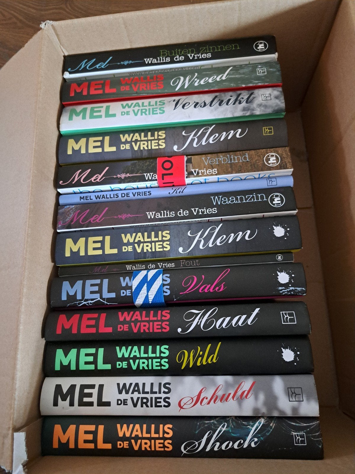 Grote collectie boeken van Mel Wallis de Vries, Ophalen of Verzenden, Zo goed als nieuw, Mel Wallis de Vries