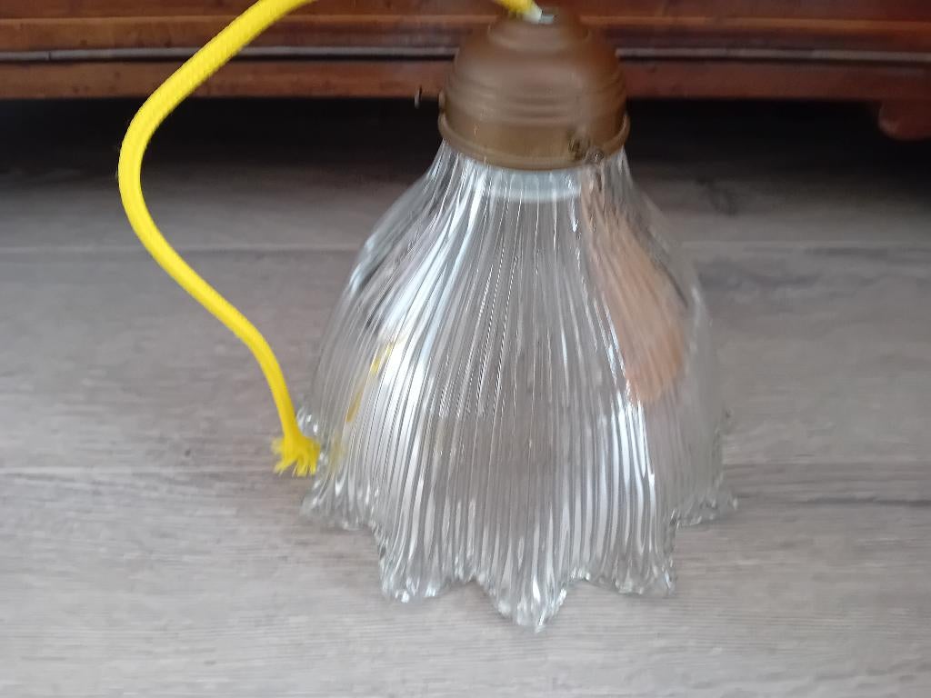 Antieke Lampenglas, Ophalen of Verzenden