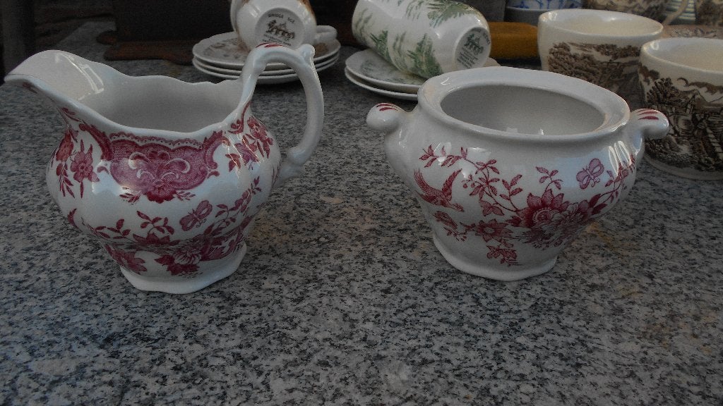 Ridgway Windsor England Staffordshire suiker roomstel, Antiek en Kunst, Ophalen of Verzenden