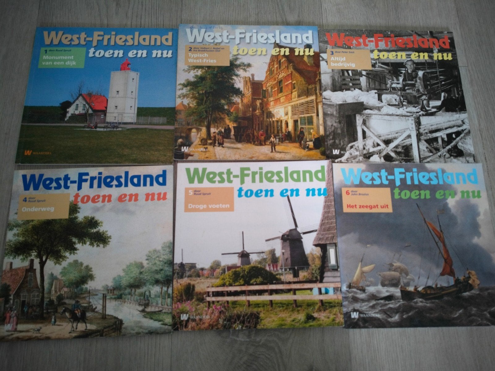 West-Friesland toen en nu - Complete serie (6 delen), Boeken, Ophalen of Verzenden, Zo goed als nieuw, Diverse auteurs