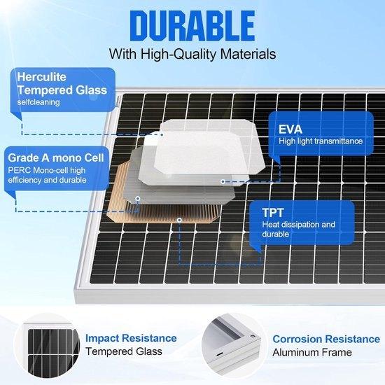 340W Monokristallijne Zonnepanelen – Zonnepaneel Set, Corvance B.V., Verzenden, Nieuw, Corvancebol@gmail.com