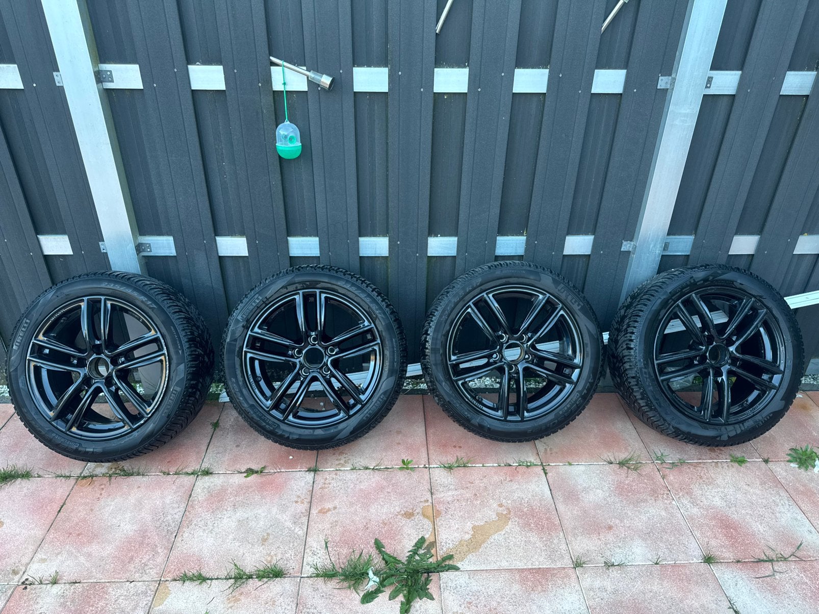 235/45/17 PIRELLI ALL SEASON 5x120, Ophalen, Gebruikt, 17 inch, 235 mm