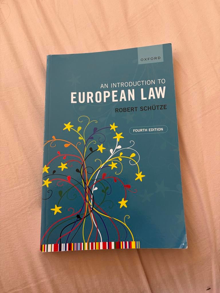 An Introduction to European Law - Robert Schütze, Verzenden, Zo goed als nieuw