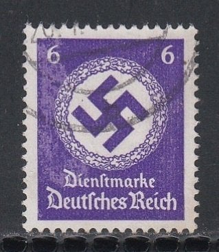 Rijk 1942 169 Dienst 6p hakenkruis, Gest, Ophalen of Verzenden, Overige periodes, Gestempeld