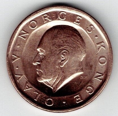 23-1710 Noorwegen 10 krone 1991, Verzenden, Overige landen, Losse munt