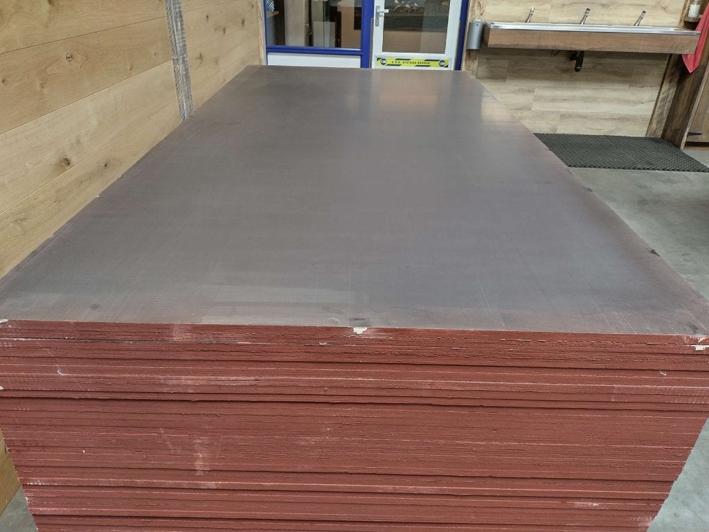 Betonplex 18mm 125x250cm Acacia bekistinghout Goedkoop, Doe-het-zelf en Verbouw, Hout@hameren.nl, Minder dan 20 mm, Hertog van beijerenstraat 2a