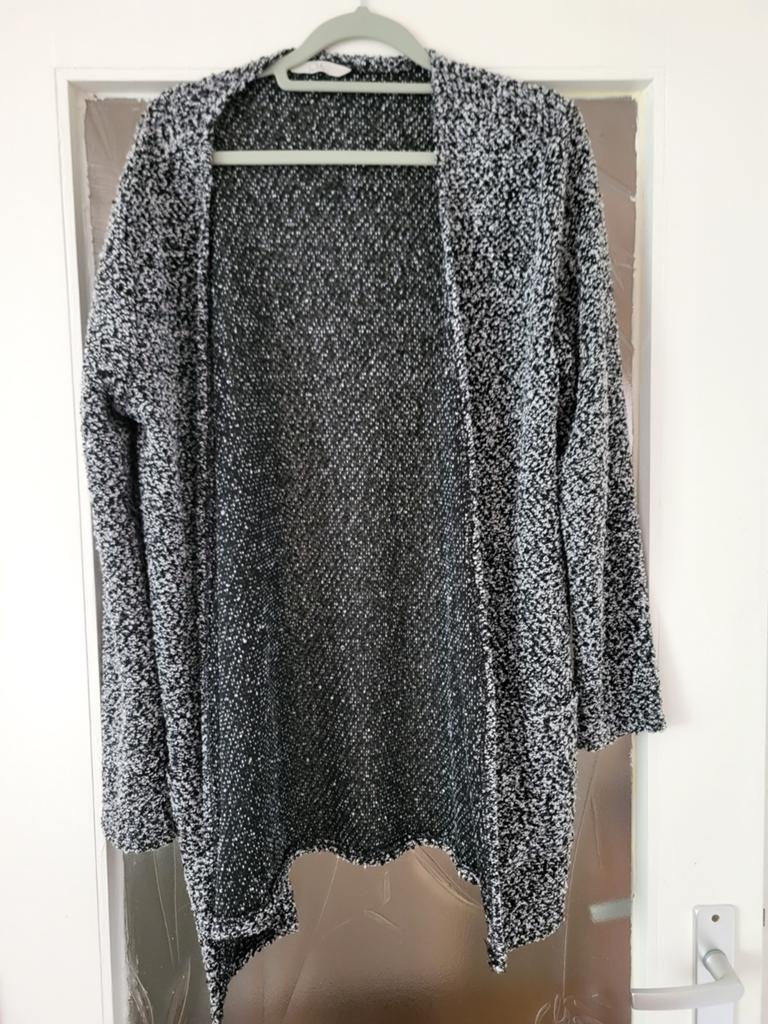 Zwart lang vest C en A Maat L, Ophalen of Verzenden, Zo goed als nieuw, Zwart, Trui of Vest