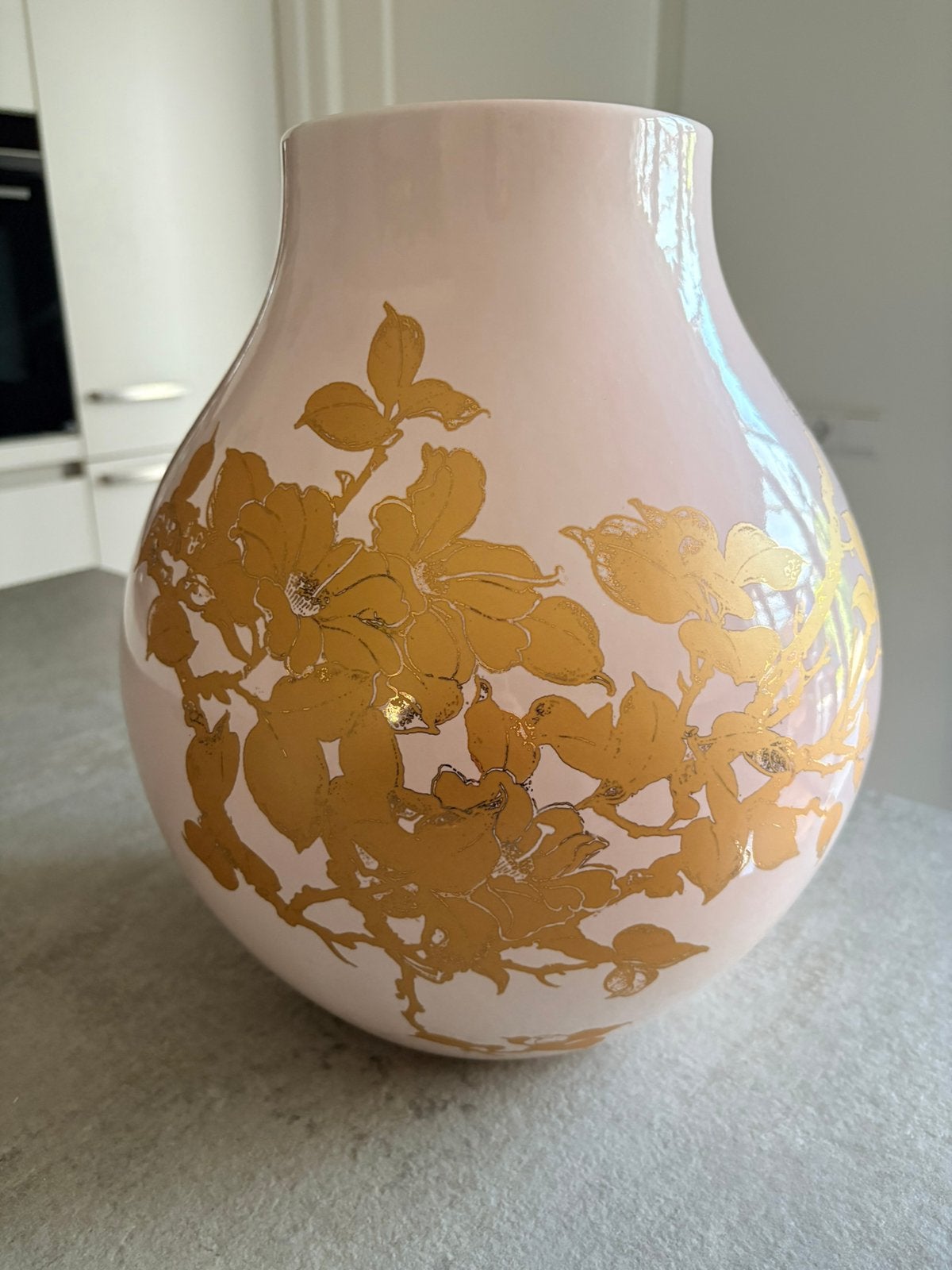 Ikea PS Jonsberg vaas roze goud Hella Jongerius, Ophalen, Nieuw, Roze, Overige materialen