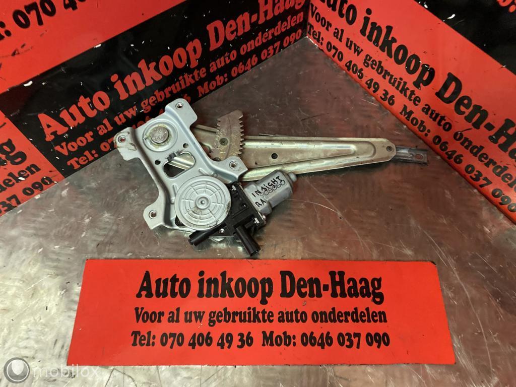 Honda Insight ('09-'14) Elec.Raammechanisme Rechtsachter, Auto-onderdelen, Honda, Gebruikt, Honda, Ophalen of Verzenden