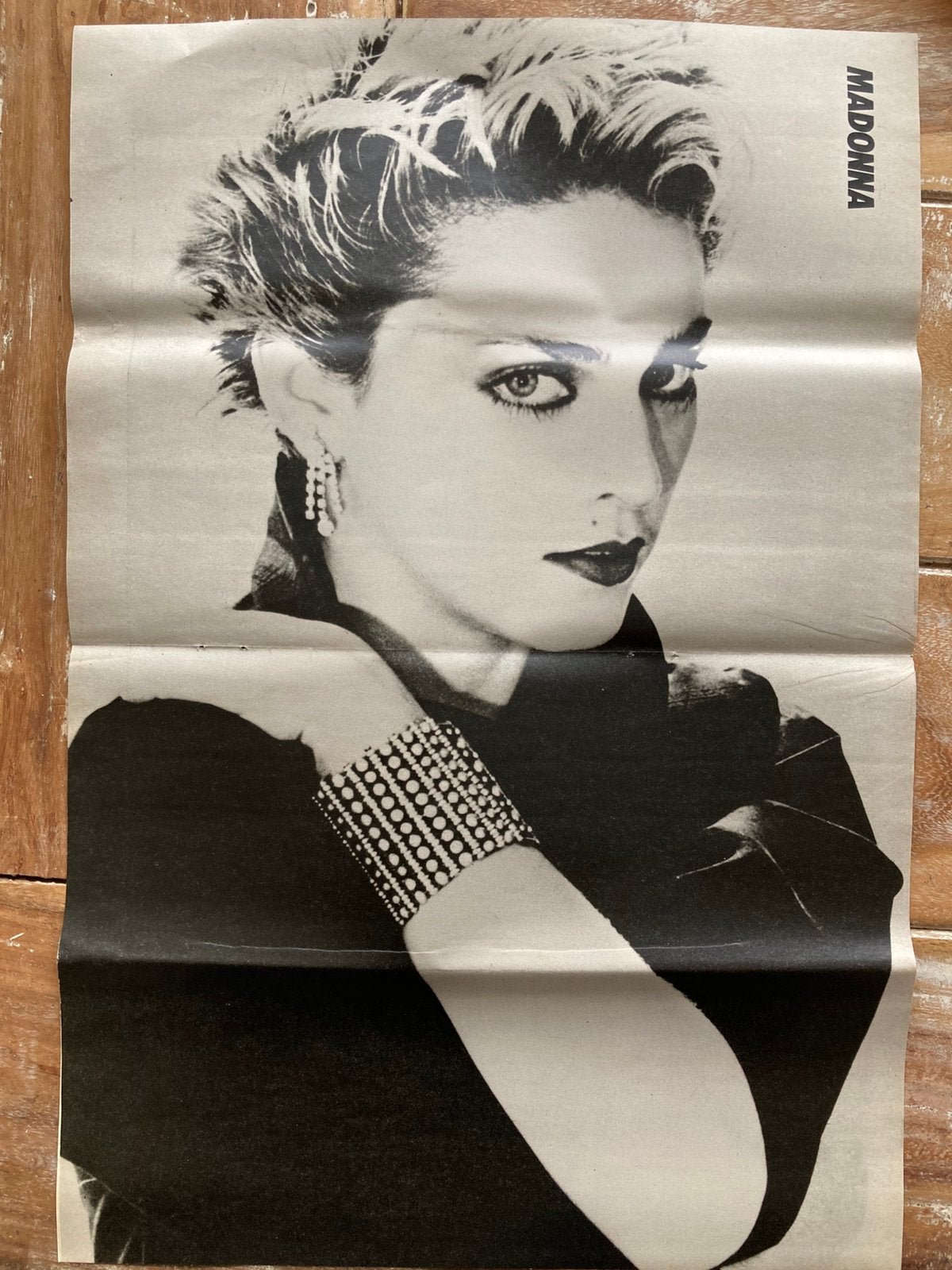 MADONNA A3 poster, Verzamelen, Posters, Ophalen of Verzenden, Zo goed als nieuw, A1 t/m A3, Muziek