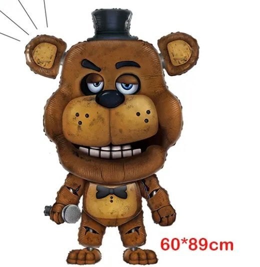 FNAF Freddy ballonnen, NIEUW! VERJAARDAG, THEMAFEEST!, Verzenden, Nieuw, Versiering, Verjaardag