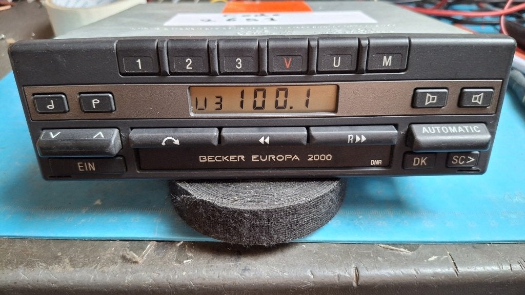 Becker Europa 2000 radio/cassette vintage jaren [1985-1993], Ophalen, Gebruikt, Info@harman.de, Becker