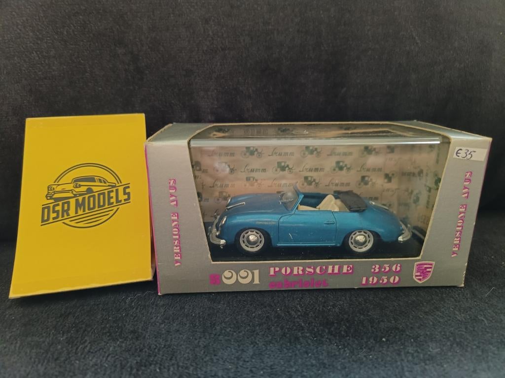 1:43 Porsche 356 cabriolet, Hobby en Vrije tijd, Modelauto's | 1:43, Overige merken, S, Auto, R