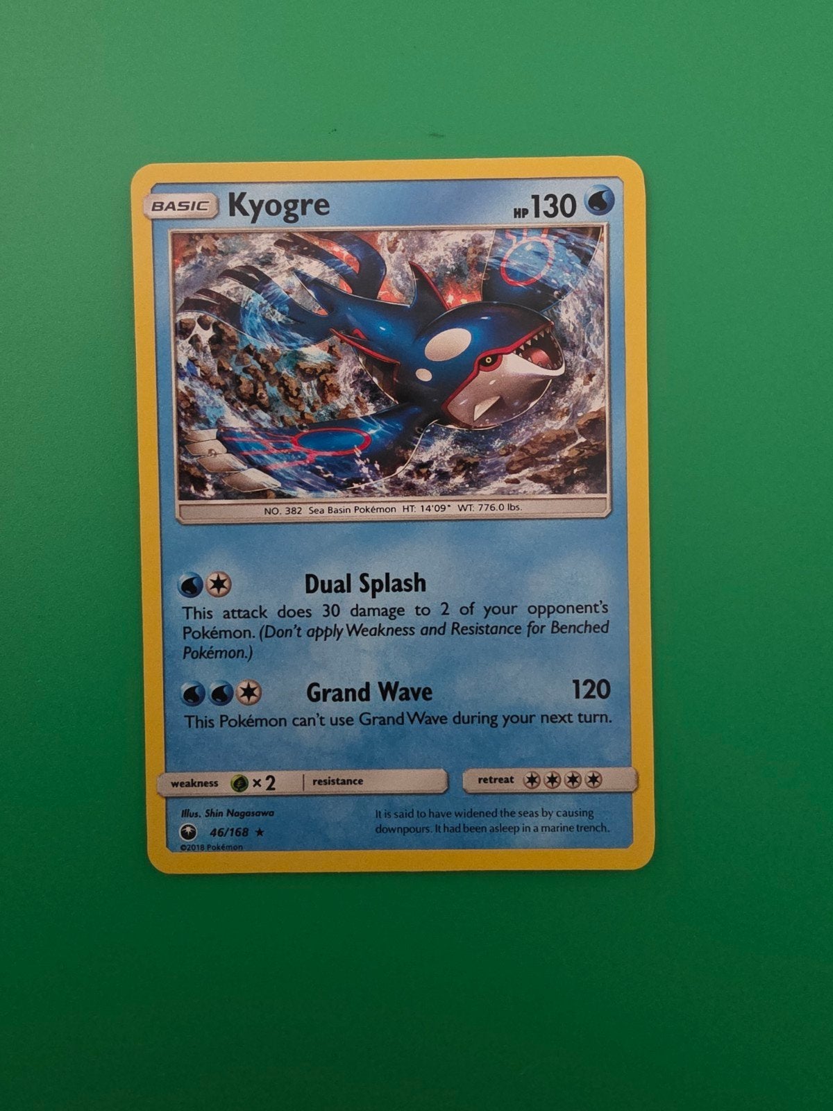 Kyogre 46/168 Holo, Ophalen of Verzenden
