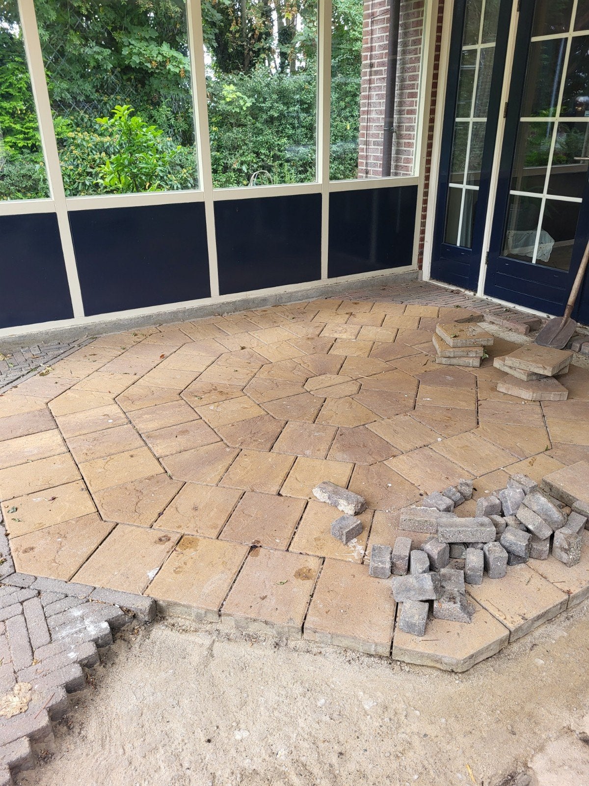 Terrastegels van beton gebruikt, Ophalen, Gebruikt, 10 m² of meer, Beton