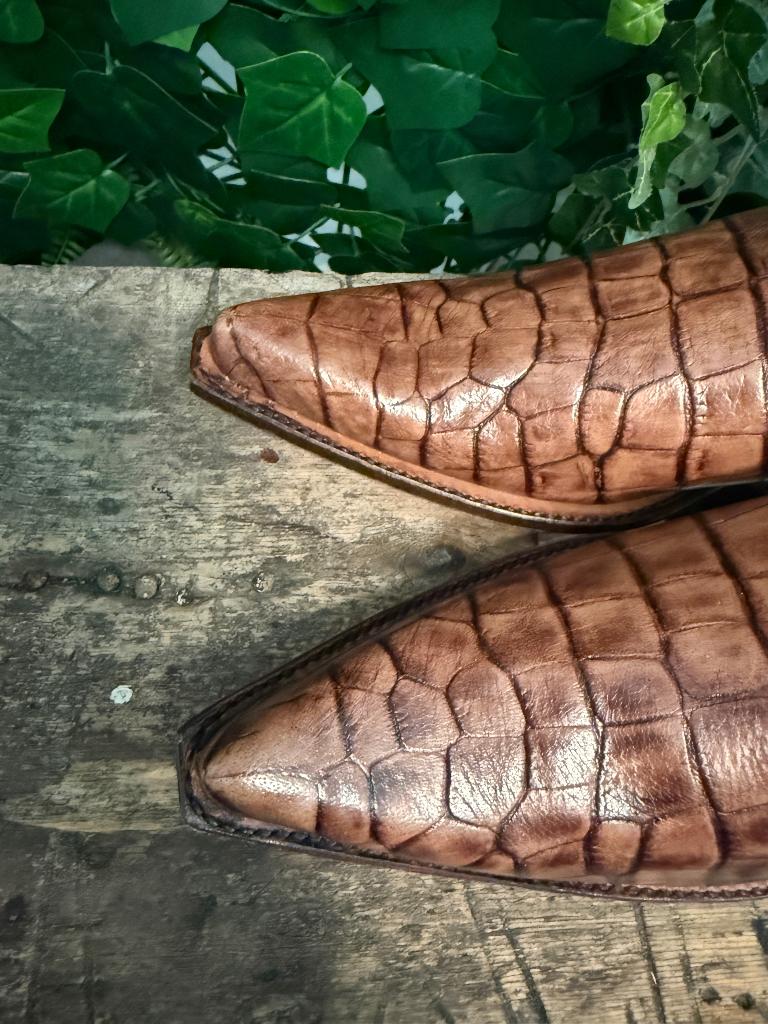geweldig aparte laarzen met krokodillen leer sendra maat 41, Kleding | Heren, Schoenen, Sendra, Bruin, Boots, Nieuw