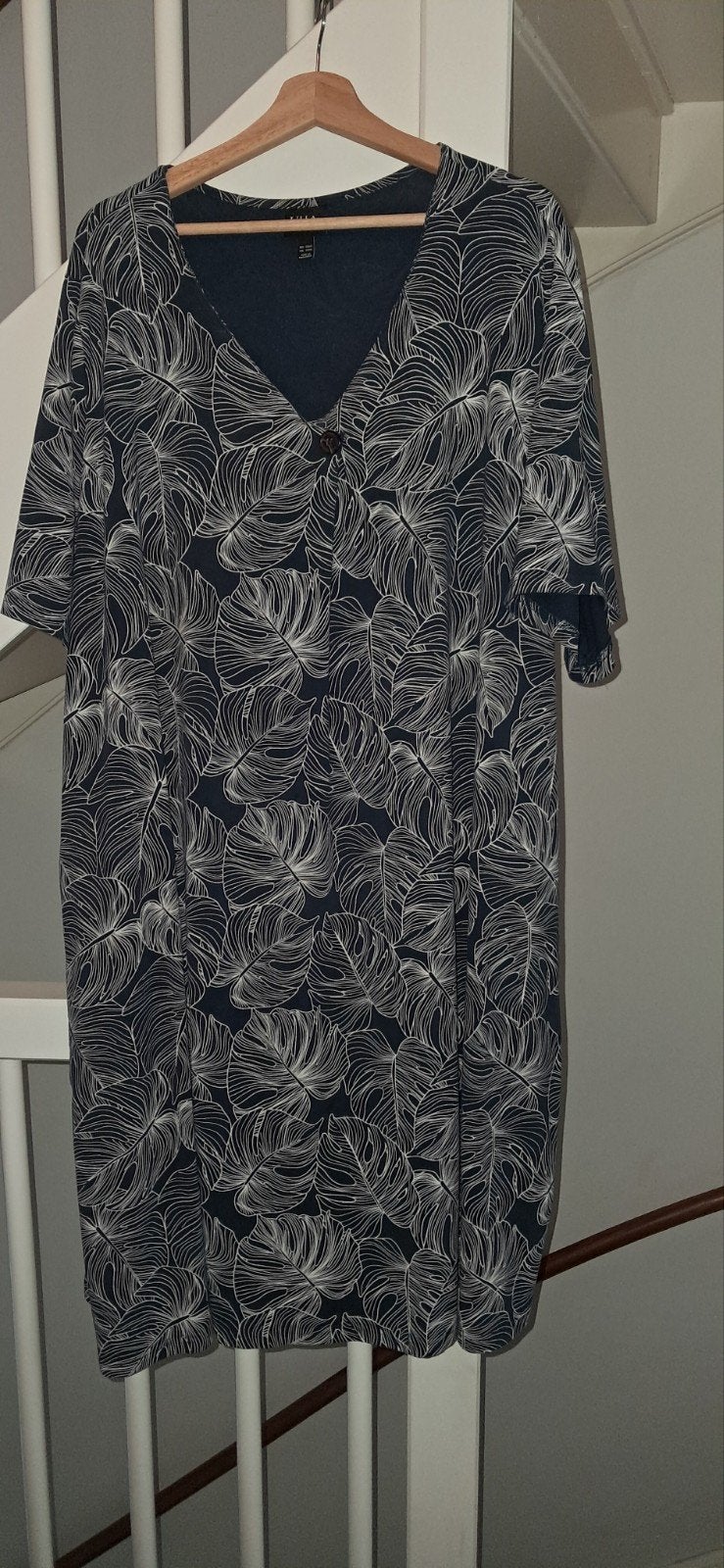 Ulla Popken jurk maat 58/60, Ophalen of Verzenden, Zo goed als nieuw, Blauw, Jurk