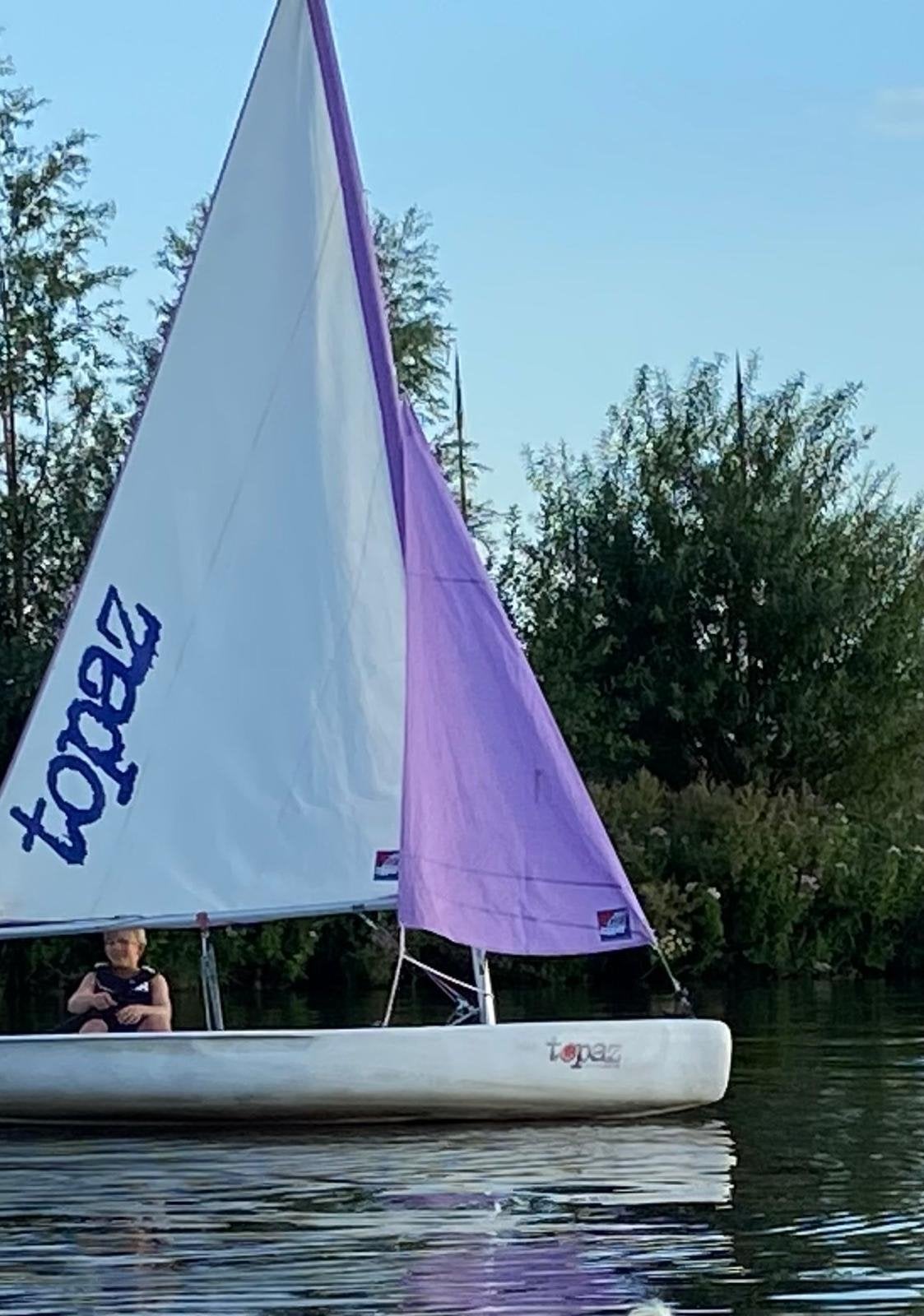 Topaz Topper zeilboot - Ideaal voor de volgende stap!, Watersport en Boten, Ophalen, Gebruikt, Topaz, Jol