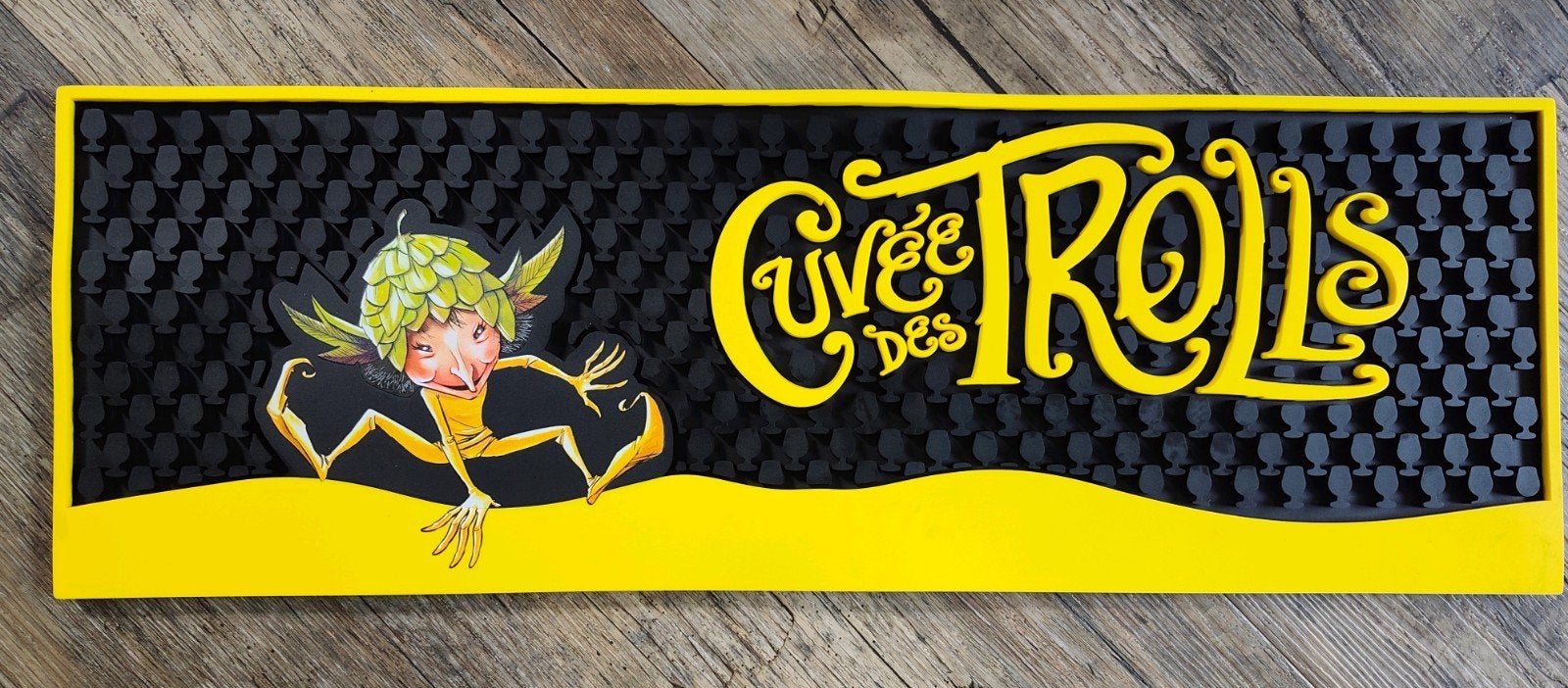 Cuvee Des Trolls bier barmat, Ophalen of Verzenden, Nieuw, Reclamebord, Plaat of Schild, Overige merken