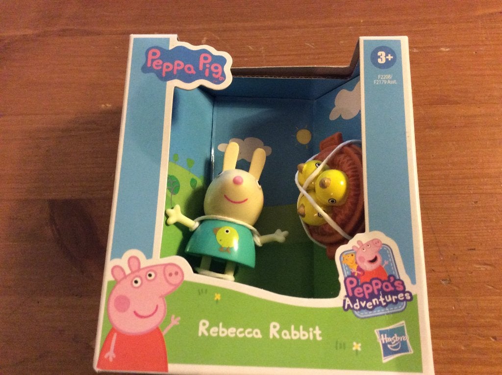 Peppa Pig figuurtje.Rebecca Rabbit. Nieuw, Ophalen of Verzenden, Nieuw