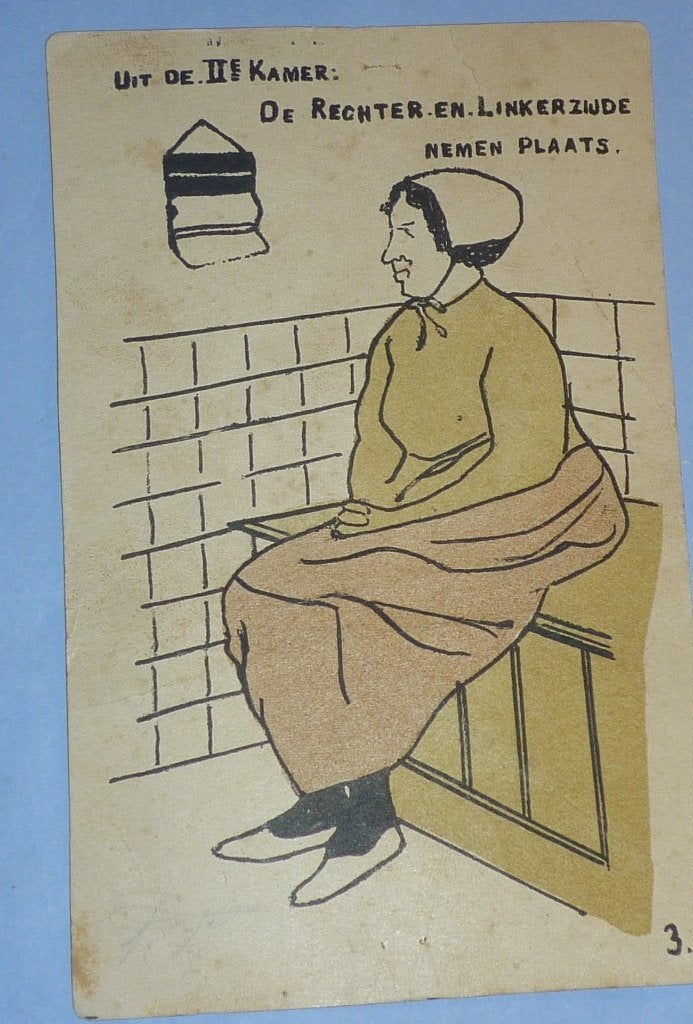 Politieke Spotkaart   1903 Uit de IIe Kamer Worgwetten, Verzamelen, Ophalen of Verzenden, Voor 1920, Gelopen, Politiek en Historie