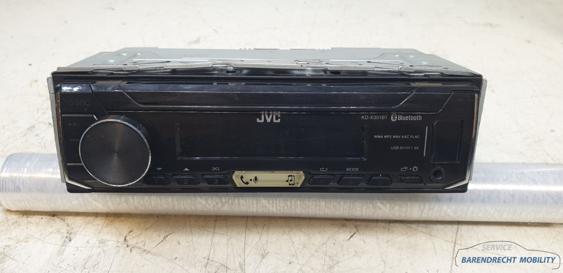 JVC KD-X351BT bluetooth radio origineel gebruikt, Info@fabrikant.eu, Fabrikantstraat 1
1000 AA  Amsterdam, NL, Ophalen of Verzenden