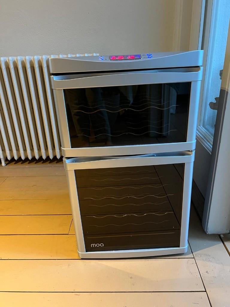 Premium Wine Fridge BR-65DD – 2 Zones Wijnklimaatkast, Ophalen, Zonder vriesvak, Minder dan 85 cm, 45 tot 60 cm