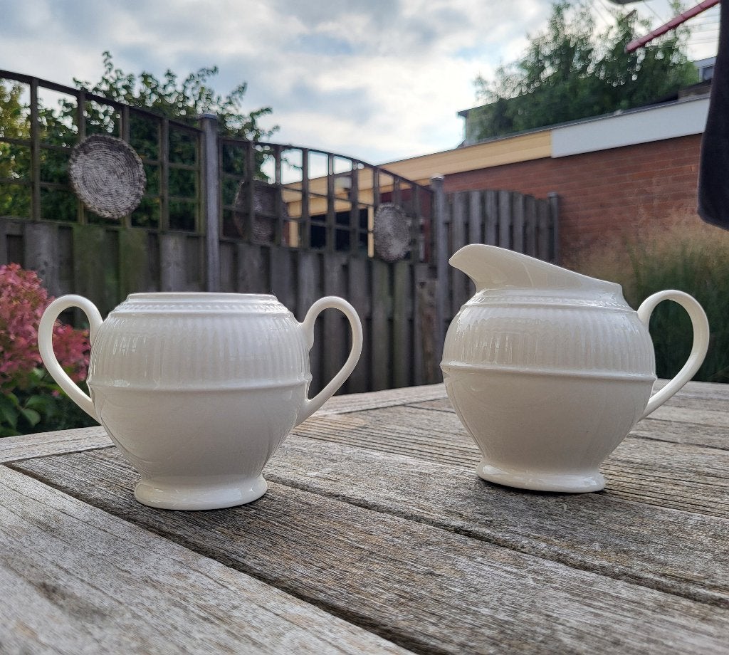Wedgwood Windsor suikerpot en melkkan, Ophalen, Gebruikt, Overige typen, Wedgwood
