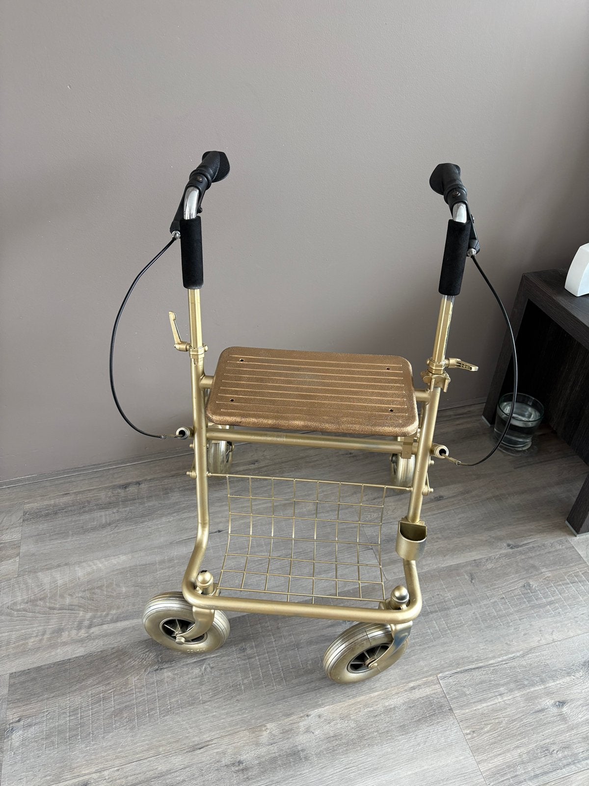 Gouden rollator, Diversen, Rollators, Ophalen, Gebruikt