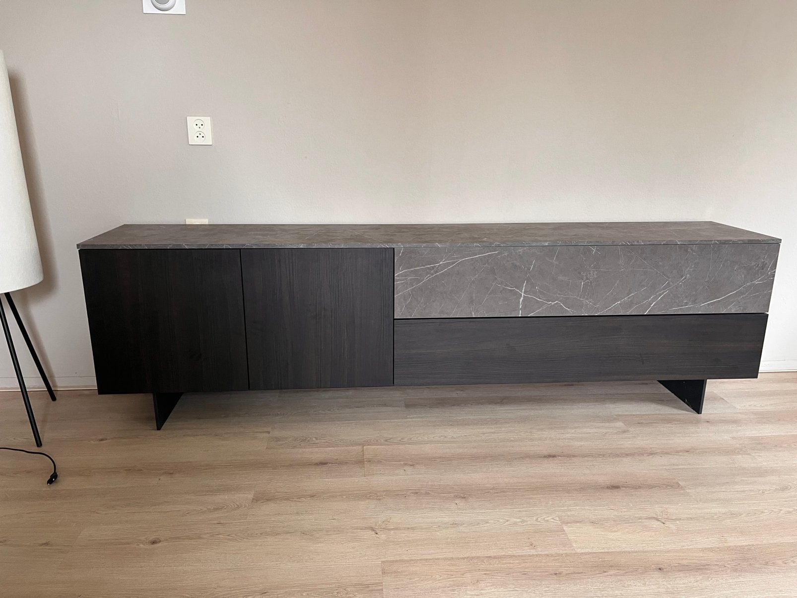 Prachtig TV meubel Sanders Wonen, Huis en Inrichting, Kasten | Televisiemeubels, Ophalen, 75 cm of meer, 50 tot 100 cm, Zo goed als nieuw