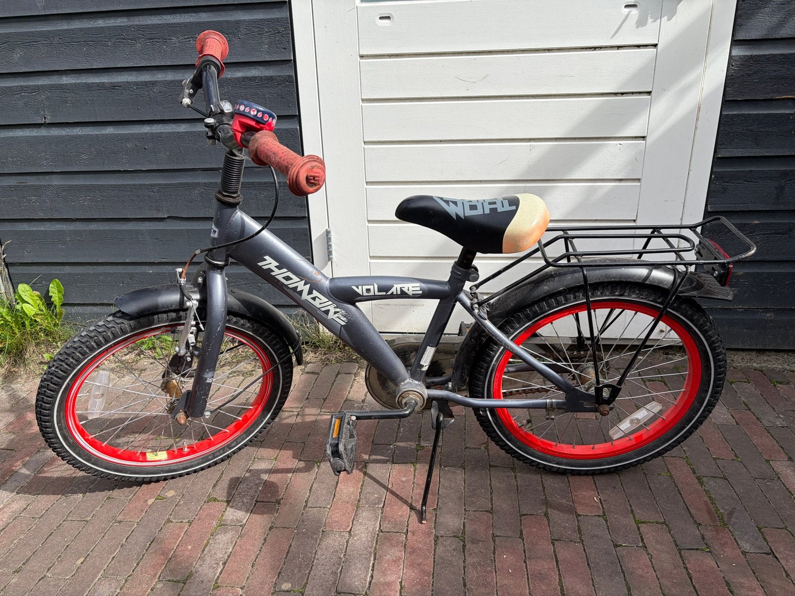 Thom Bike Volare kinderfiets 18 inch, Ophalen, Gebruikt, Velgrem, 16 tot 20 inch