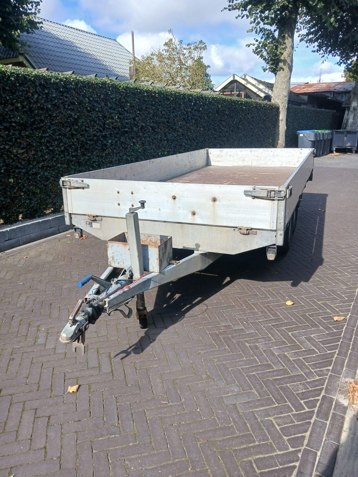 MOOIE PLATEAU AANHANGER HAPERT, Ophalen