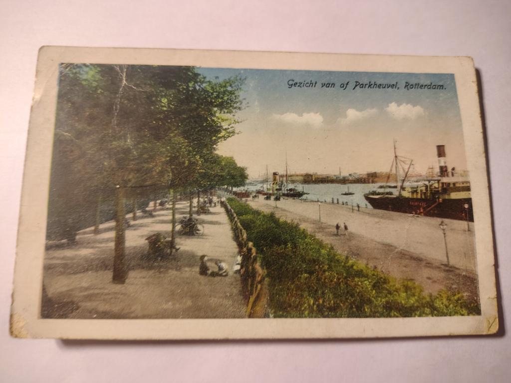Rotterdam Gezicht van af Parkheuvel, Ophalen of Verzenden, Voor 1920, Zuid-Holland