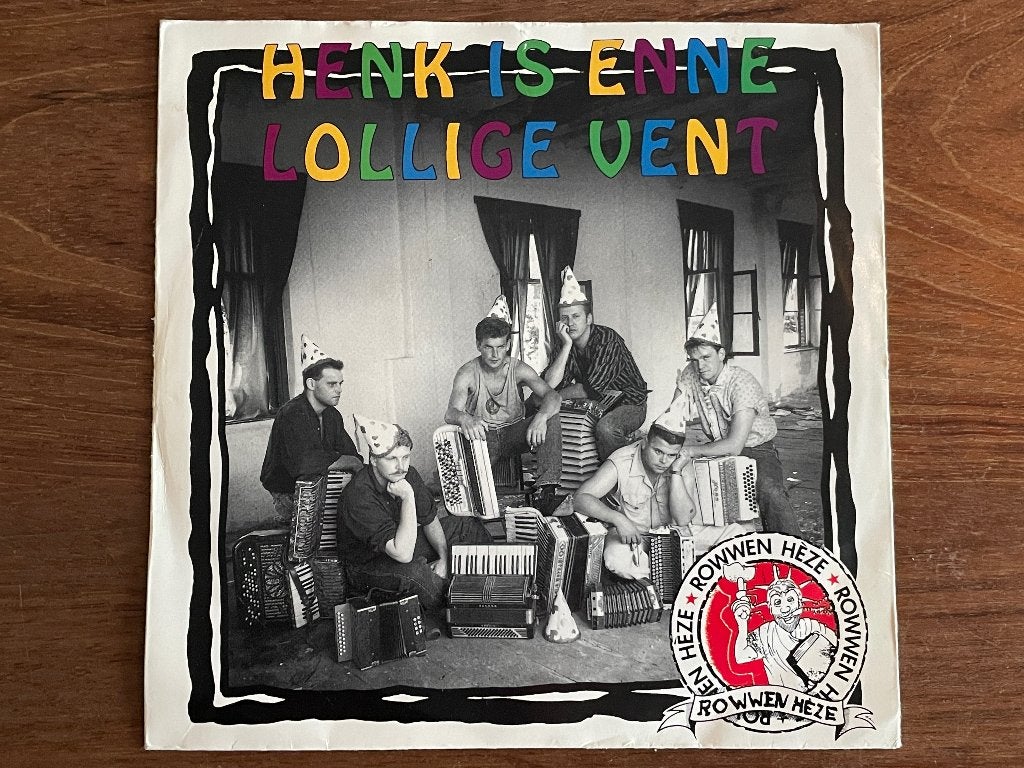 Vinyl Single Rowwen Heze Henk Lollige Vent & Peel In Brand, Gebruikt, Originele persing, 7 inch, Ophalen of Verzenden