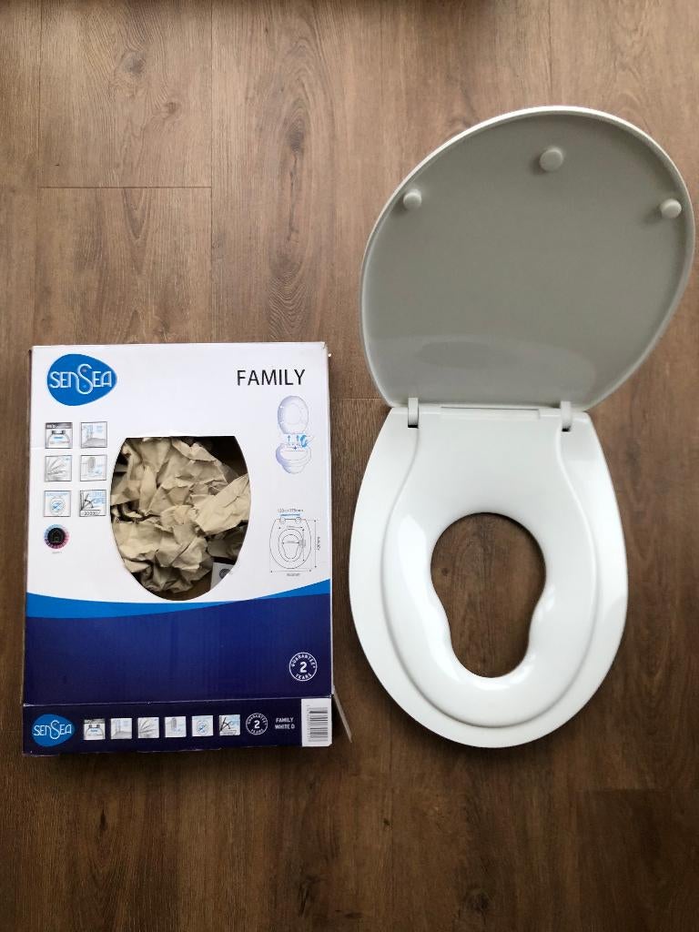 Toiletbril met wc verkleiner erin, Ophalen, Zo goed als nieuw, Overige typen, Overige merken