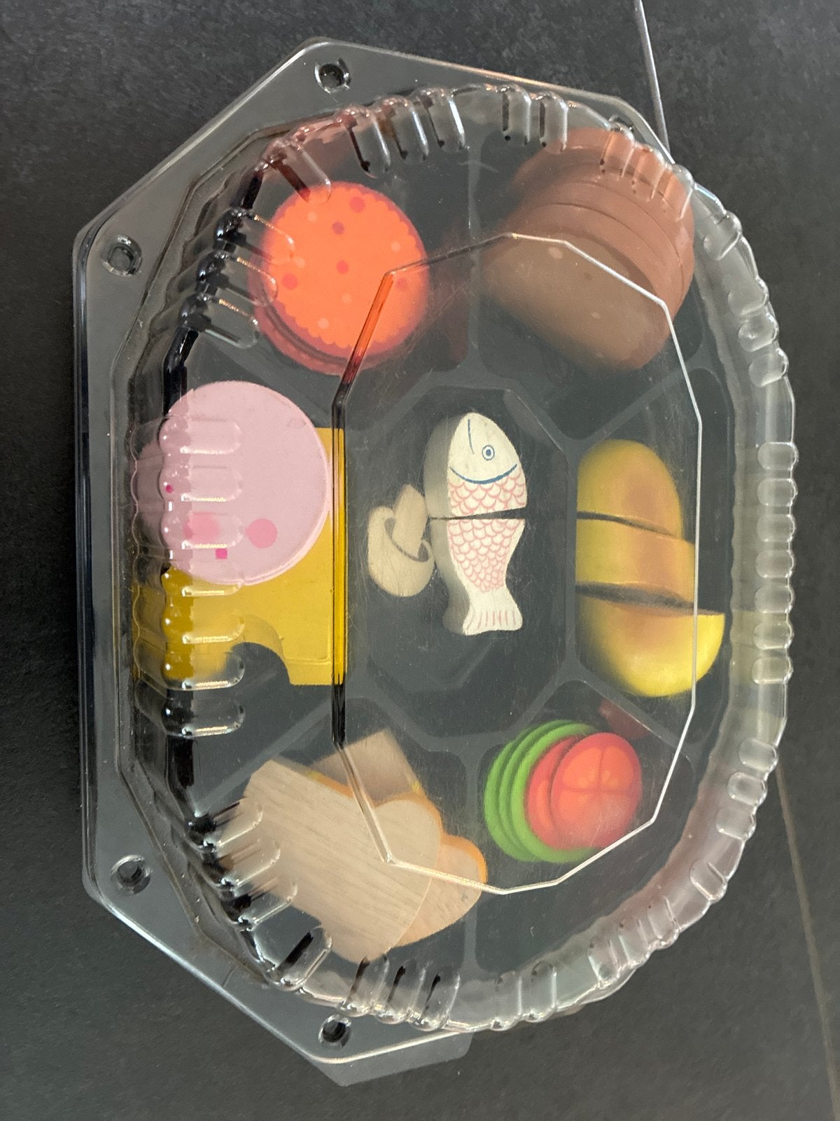 Houten lunchpakket speelgoed voor kinderen, Ophalen of Verzenden, Gebruikt, Hout, Speelkeuken-accessoire