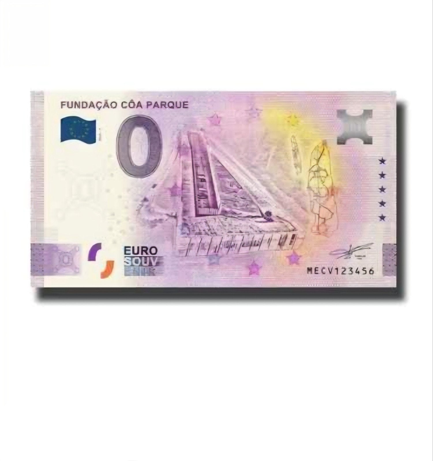 0 Euro Souvenir Biljet Fundacao Portugal, Postzegels en Munten, Bankbiljetten | Europa | Eurobiljetten, Ophalen of Verzenden, Portugal