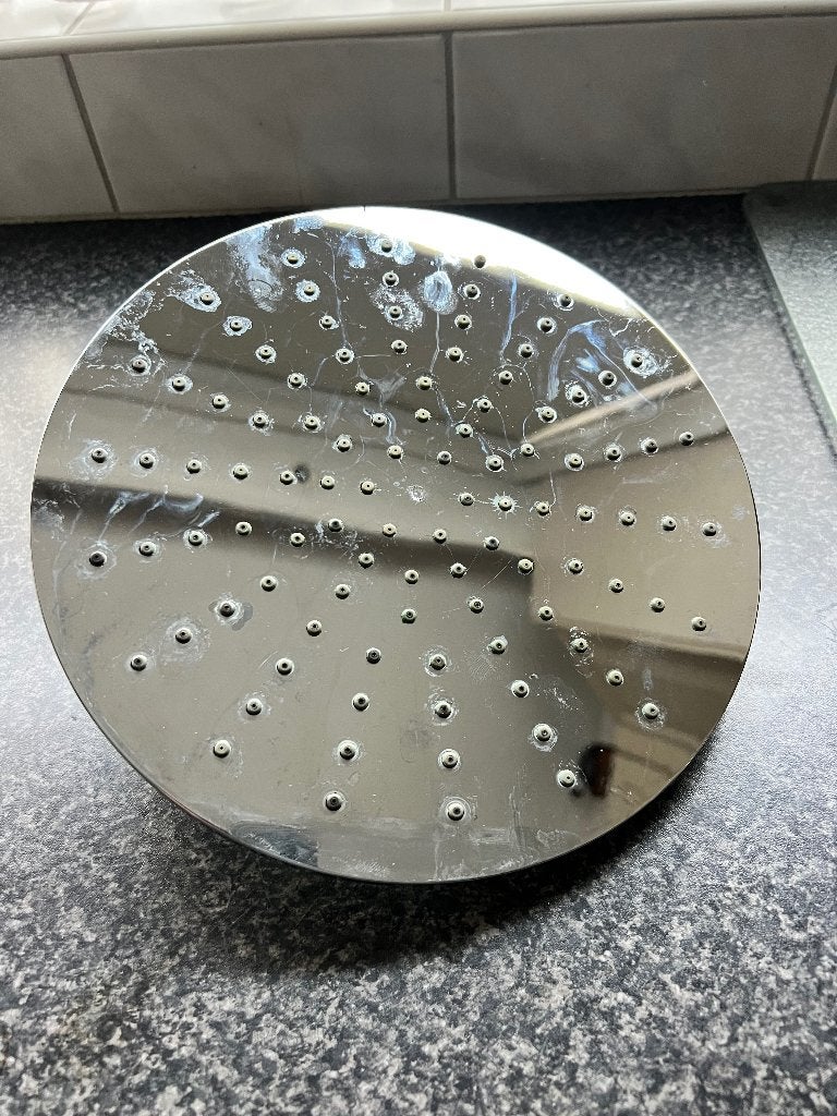 Stort douch sproeier  230 mm, Ophalen of Verzenden, Zo goed als nieuw, Chroom, Douche