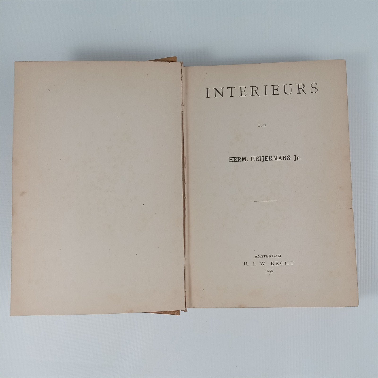 Interieurs - Herm. Heijermans Jr. (1898), Ophalen of Verzenden, Gelezen, Herm. Heijermans Jr., Nederland