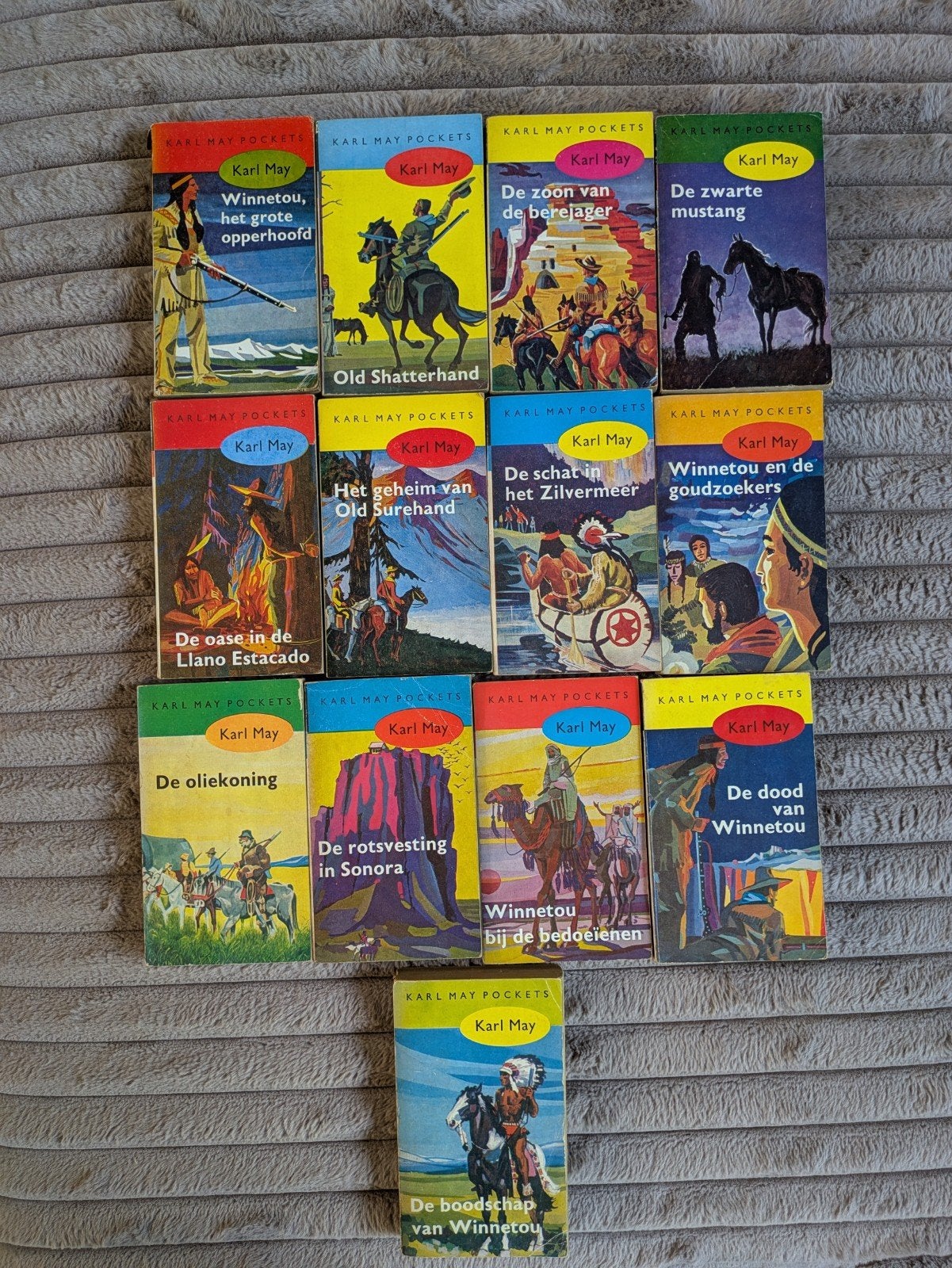 Karl May Pockets - Complete Serie (13 boeken), Boeken, Ophalen of Verzenden, Gelezen, Karl May, Nederland