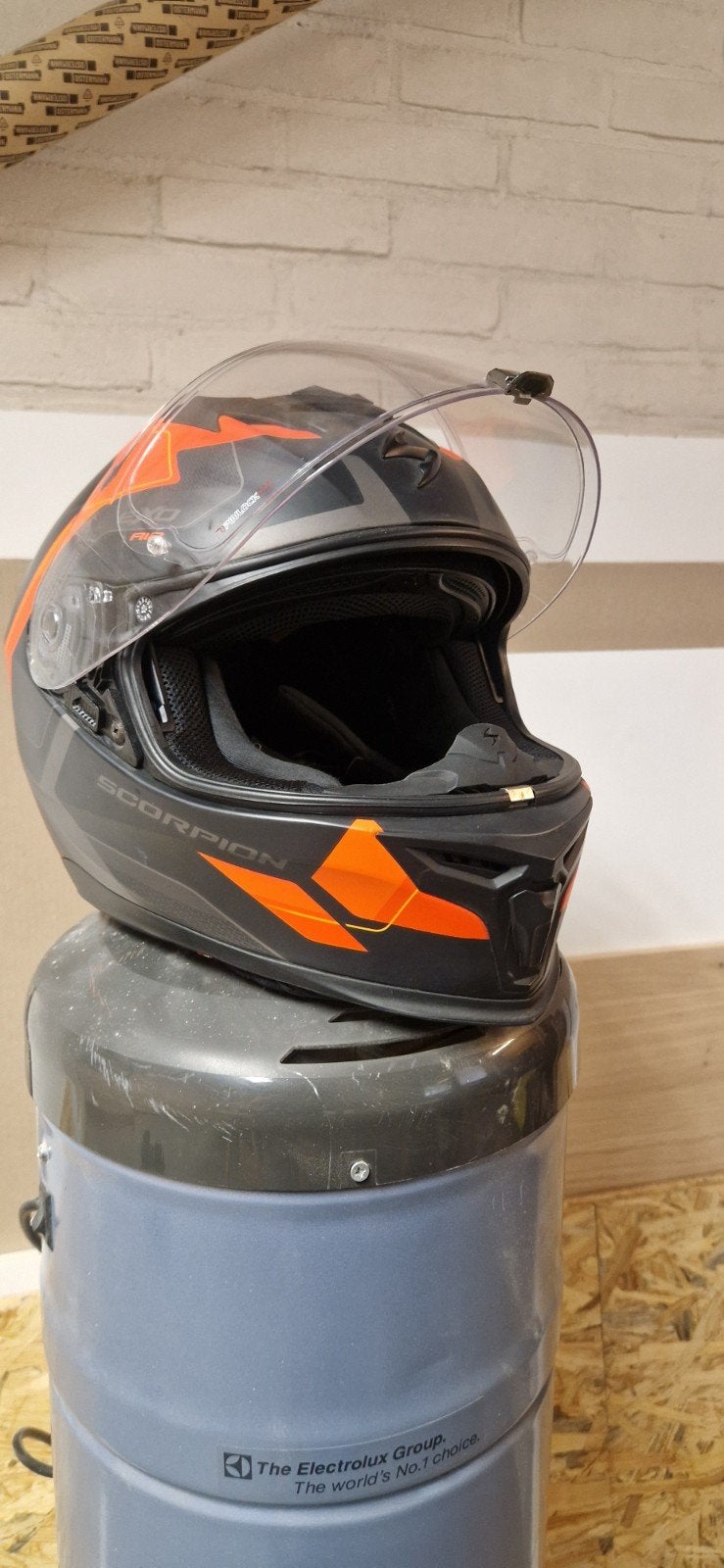Scorpion EXO-520 EVO AIR Systeemhelm - Maat L, Overige merken, Systeemhelm, Heren, Ophalen of Verzenden