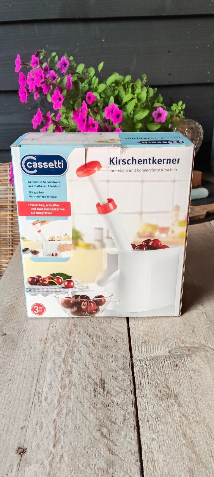 Cassetti Kersenontpitter - Eenvoudig en Snel Ontpitten, Overige typen, Kunststof, Nieuw, Ophalen of Verzenden