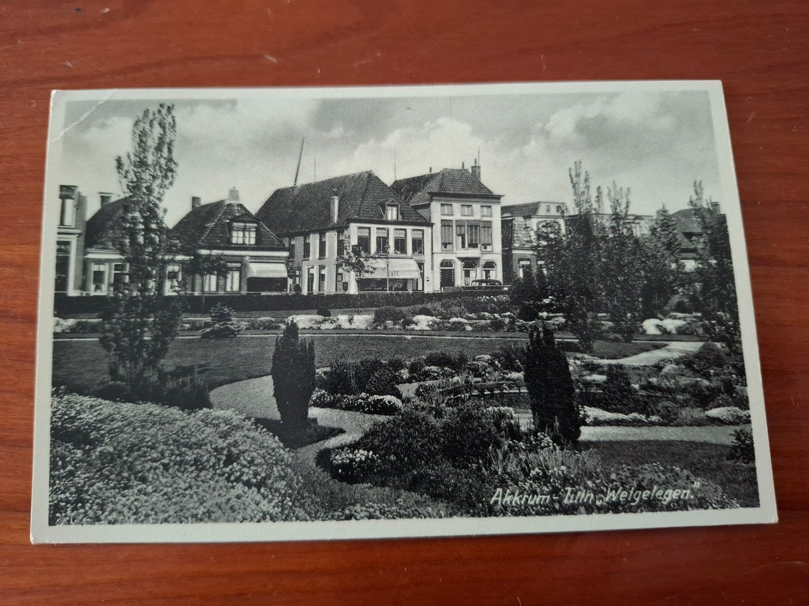 Oude Ansichtkaart Akkrum - Tuin Welgelegen, Ophalen of Verzenden, Voor 1920, Ongelopen, Friesland