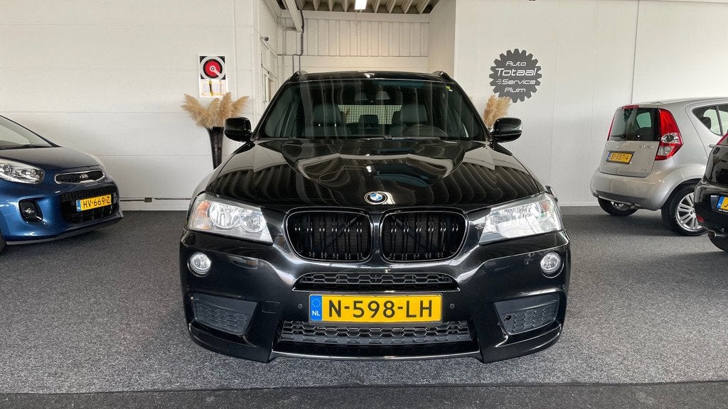 BMW X3 XDrive20i High Executive, Cruise control, Airco, Nav,, Auto's, BMW, Euro 5, Gebruikt, Zwart, 4 cilinders