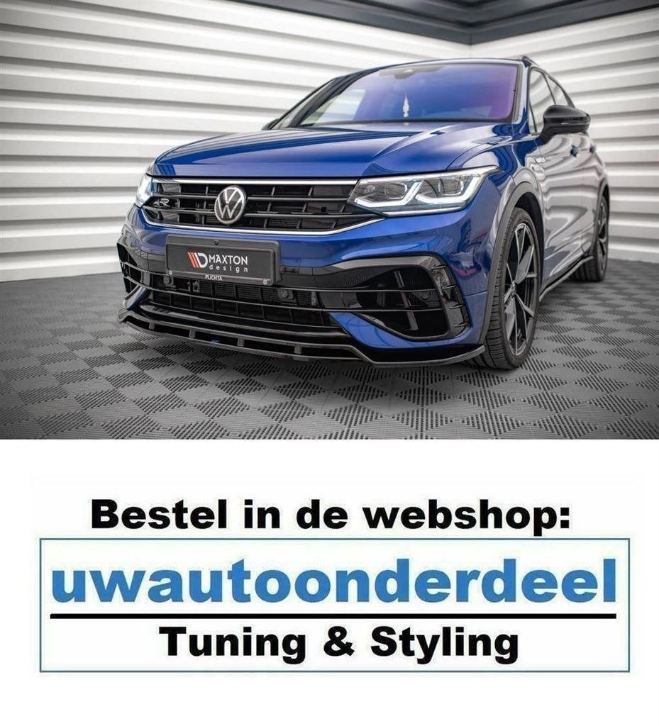 Spoiler Voorspoiler Lip Splitter Voor VW Tiguan R Facelfit M, Verzenden, Automotive Parts, A.parts@hotmail.nl, Trasmolenlaan 12 3447 GZ Woerden