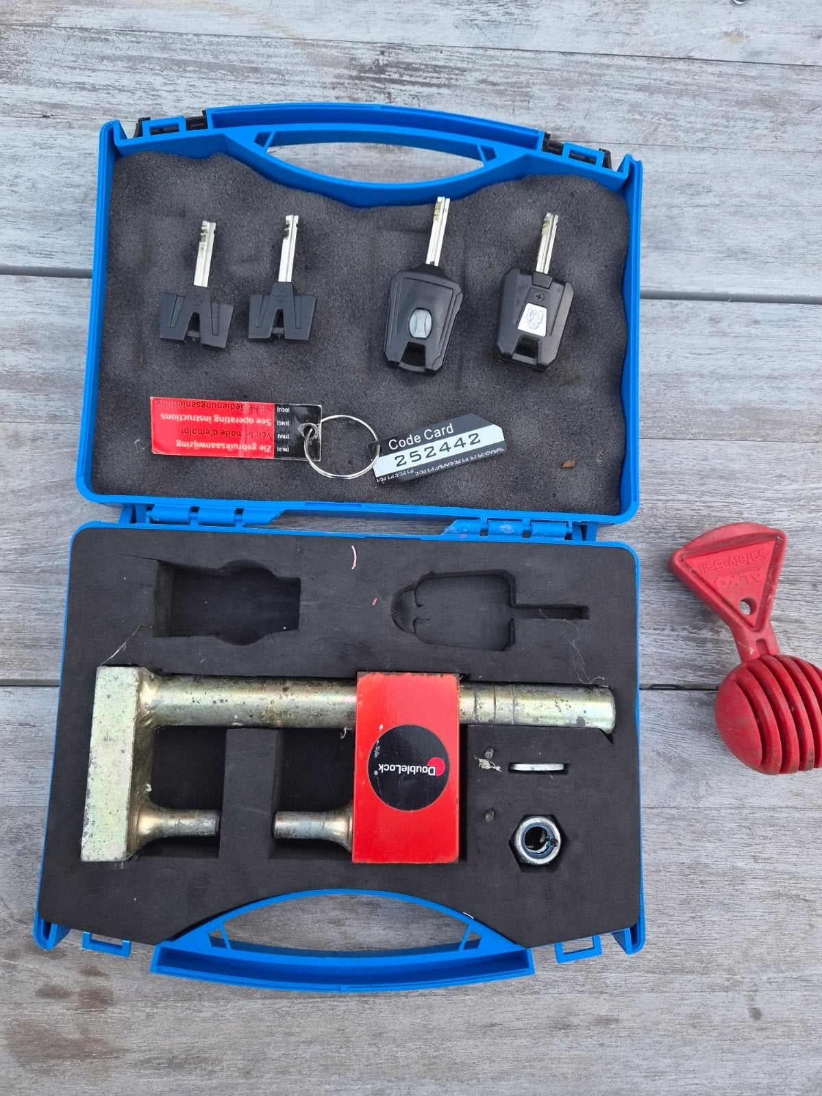 DoubleLock Condor Dissel slot met 3 sleutels, Ophalen of Verzenden, Gebruikt