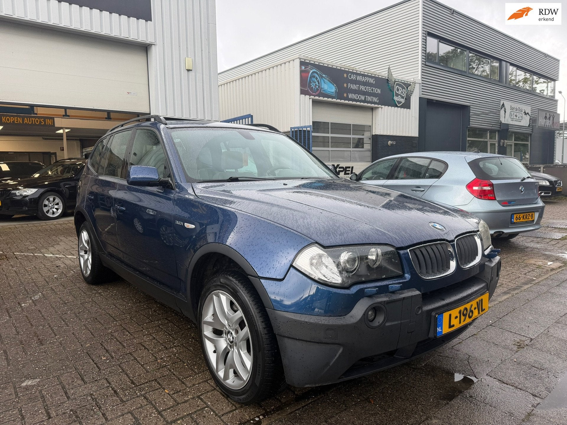 BMW X3 3.0i High Executive AUTOMAAT, Auto's, Automaat, Gebruikt, 2000 kg, Blauw